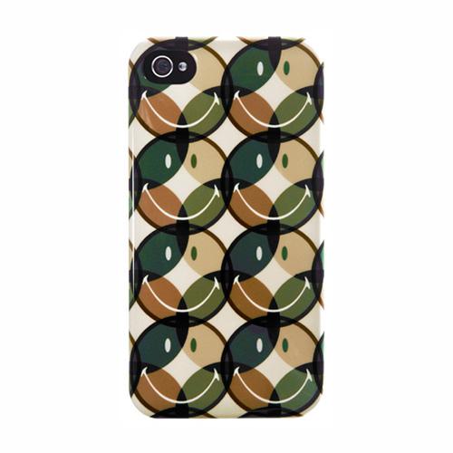 Case Scenario Coque Smiley pour iPhone 4 & 4S - Green Camo